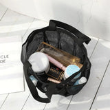 Portable Mesh Shower Caddy Quick Dry Shower Tote Hanging Organizer