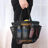 Portable Mesh Storage Bag Transparent Foldable Large Capacity Shoe Bag
