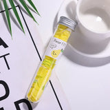 Portable Mini Bath Test Tube Confetti Foaming Flower Paper Soap Slice