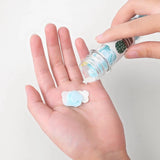 Portable Mini Bath Test Tube Confetti Foaming Flower Paper Soap Slice