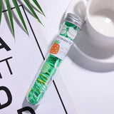 Portable Mini Bath Test Tube Confetti Foaming Flower Paper Soap Slice