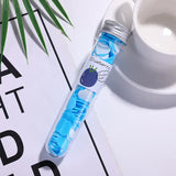 Portable Mini Bath Test Tube Confetti Foaming Flower Paper Soap Slice