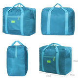 Portable Foldable Travel Bag Nylon Waterproof Large Capacity Luggage