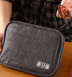 Multi-function Travel Storage Bags Waterproof Zipper Data Arrange Bag