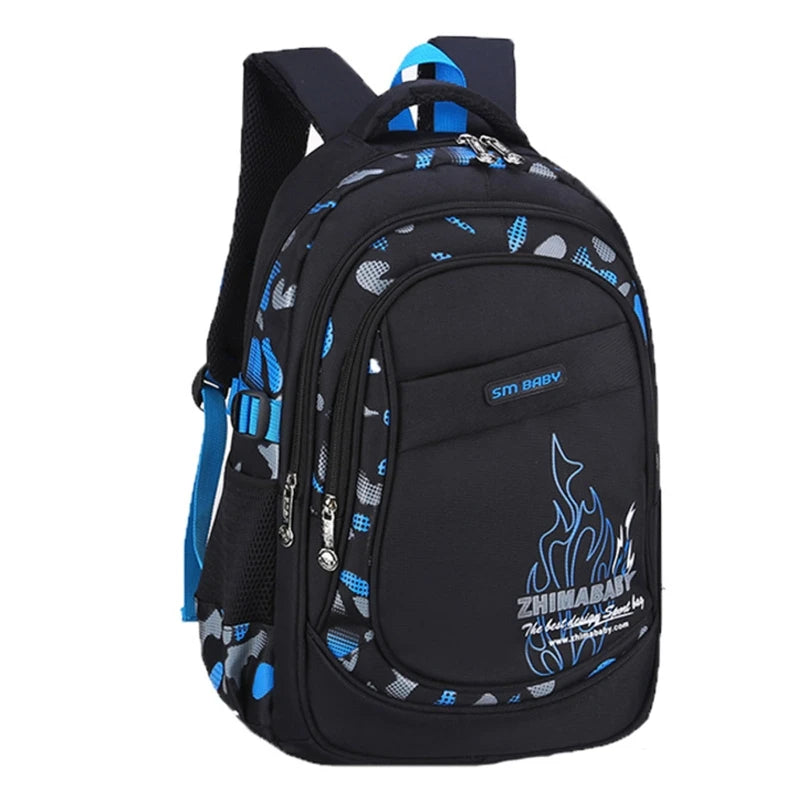 Portable Nylon Backpack Large Capacity Schoolbag Rucksack Bookbags Daypack