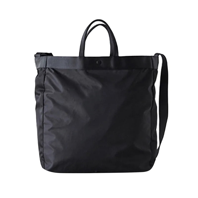 Portable Nylon Storage Organizer Bag Large Capacity Totes Shopping Shoulder Bag