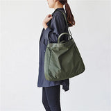 Portable Nylon Storage Organizer Bag Large Capacity Totes Shopping Shoulder Bag