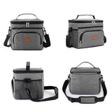 Waterproof Portable Office Lunch Bag Insulated Thermal Tote Cooler Handbag