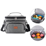 Waterproof Portable Office Lunch Bag Insulated Thermal Tote Cooler Handbag
