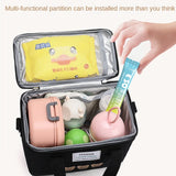 One-shoulder Kids Picnic Food Bag Aluminum Foil Lunch Box Stroller Accessory