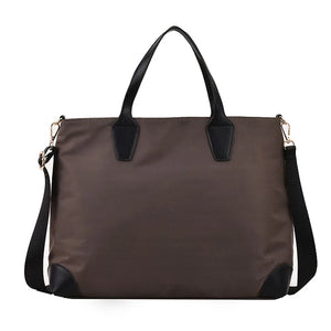 Portable Oxford Cloth Shoulder Bag Women Shopping Handbag