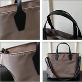 Portable Oxford Cloth Shoulder Bag Women Shopping Handbag