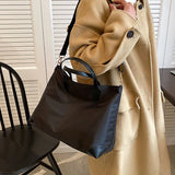 Portable Oxford Cloth Shoulder Bag Women Shopping Handbag