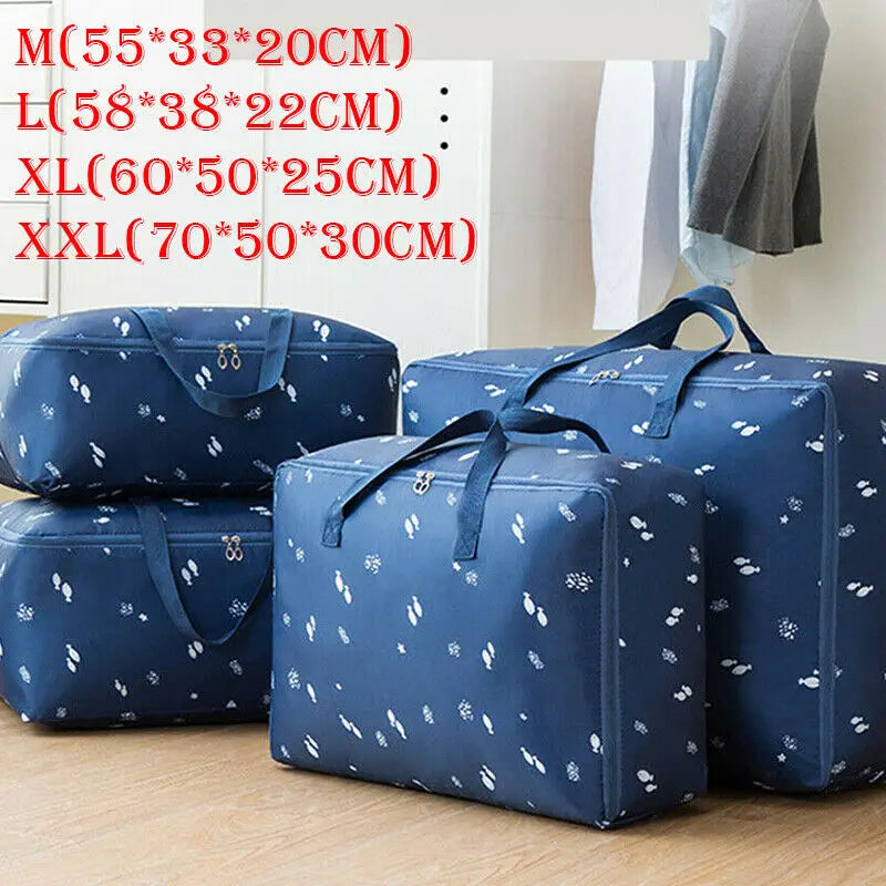 Portable Oxford Storage Bag Waterproof Fold Clothing Organizer Luggage