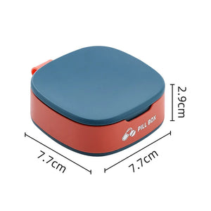 Portable PP Mini Pill Dispenser Storage Box Medicine Organizer Travel