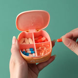 Portable PP Mini Pill Dispenser Storage Box Medicine Organizer Travel