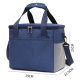 Portable Picnic Travel Kid Insulated Thermal Bag Lunch Box Breakfast Organizer