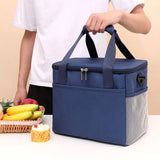Portable Picnic Travel Kid Insulated Thermal Bag Lunch Box Breakfast Organizer