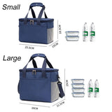 Portable Picnic Travel Kid Insulated Thermal Bag Lunch Box Breakfast Organizer