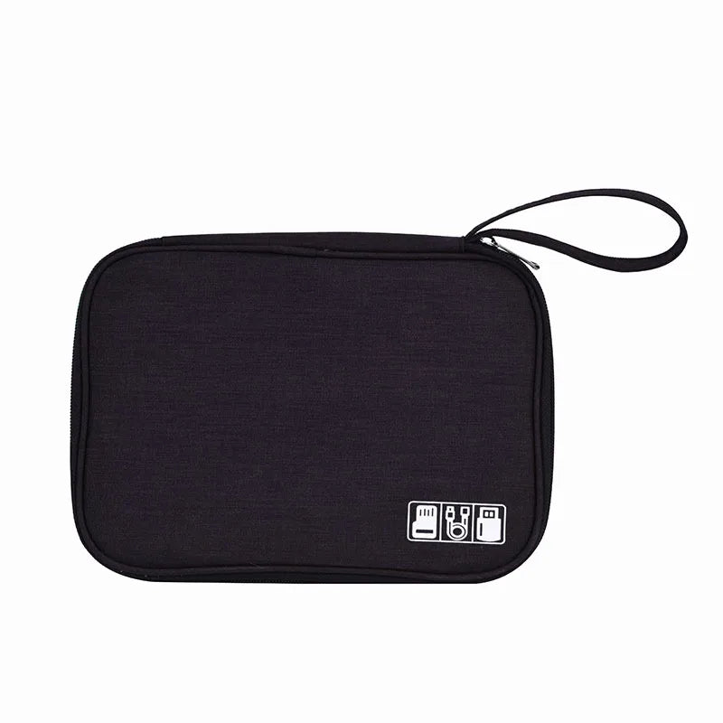 Portable Power Bank Bag Cables Earphone Wire Organizer