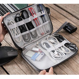 Portable Power Bank Bag Cables Earphone Wire Organizer