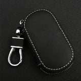 Protective Auto Car Key Bag Cover Zipper Leather Case
