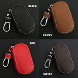 Protective Auto Car Key Bag Cover Zipper Leather Case