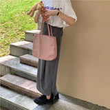 Casual Waterproof Nylon Shoulder Bag for Women Large Capacity Totes