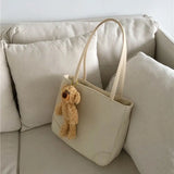 Casual Waterproof Nylon Shoulder Bag for Women Large Capacity Totes