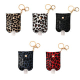 Portable Leopard Print Keychain Hand-Washing Disinfection