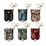 Portable Leopard Print Keychain Hand-Washing Disinfection
