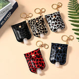 Portable Leopard Print Keychain Hand-Washing Disinfection