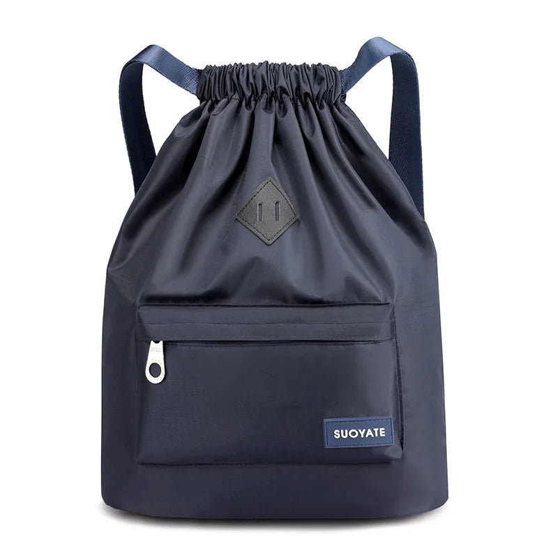 Large Capacity Drawstring Sports Bag Waterproof Backpack