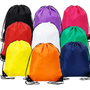 Portable Sports Bag Thicken Drawstring Belt Riding Backpack Gym
