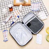Portable Storage Bag First Aid Emergency Medicine Bag Outdoor Pill