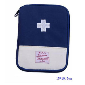 Portable Storage Bag First Aid Emergency Medicine Outdoor Pill