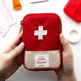 Portable Storage Bag First Aid Emergency Medicine Outdoor Pill