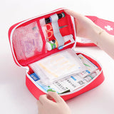 Portable Storage Bag First Aid Emergency Medicine Outdoor Pill Survival