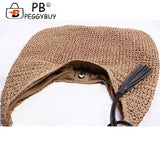 Summer Straw Beach Shoulder Bag Large Capacity Woven Handbag