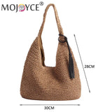 Summer Beach Straw Shoulder Bag Large Capacity Handbag