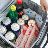 Portable Thermal Cooler Bag Insulated Lunch Box Zipper Tote
