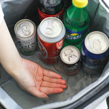 Portable Thermal Cooler Bag Insulated Lunch Box Zipper Tote