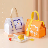 Portable Thermal Lunch Box Bags for Women Kids Food Storage Handbags