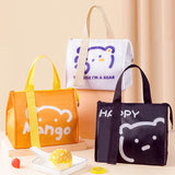 Portable Thermal Lunch Box Bags for Women Kids Food Storage Handbags