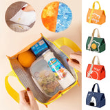 Portable Thermal Lunch Box Bags for Women Kids Food Storage Handbags