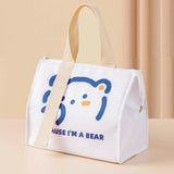 Portable Thermal Lunch Box Bags for Women Kids Food Storage Handbags