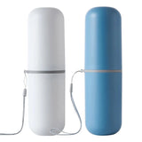 Portable Toothbrush Toothpaste Storage Box Holder with Cup Storage