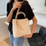 Portable Tote Bucket Bag Autumn Ladies Shoulder Bag
