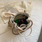 Portable Tote Bucket Bag Autumn Ladies Shoulder Bag