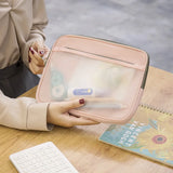 Portable Waterproof Briefcase for Travel, Pens, Notebooks, Office Documents